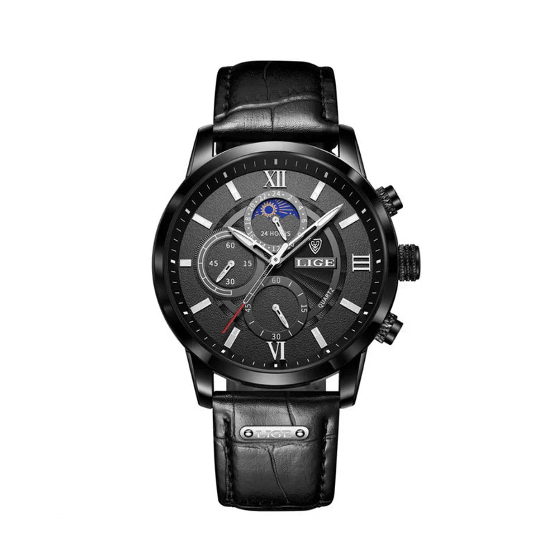 Lige - Luxury Leather Watch