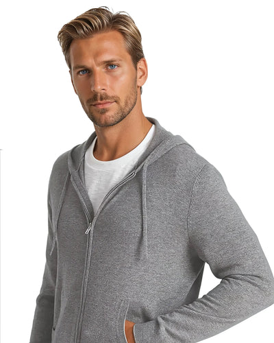 Old Money Gray Cashmere Jacket