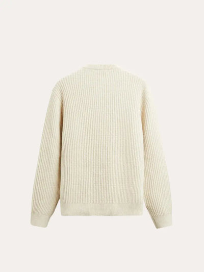 Old Money Ribbed O-Neck Sweater