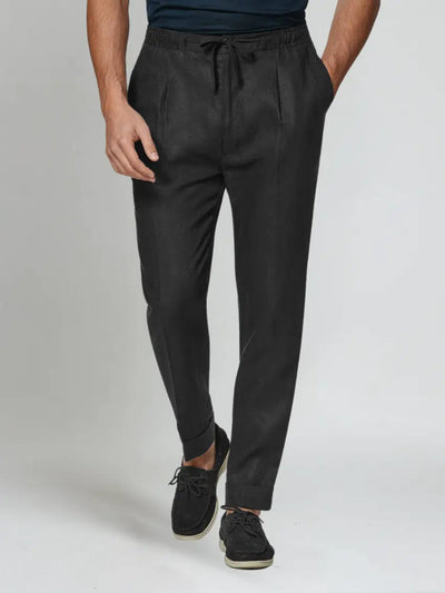 Old Money Linen Drawstring Pants