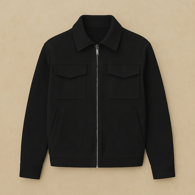 Luxury Suede Zip Jacket