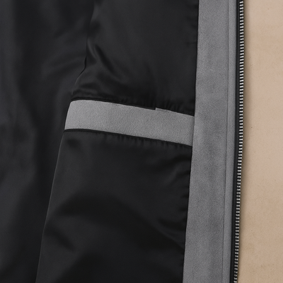 Luxury Suede Zip Jacket