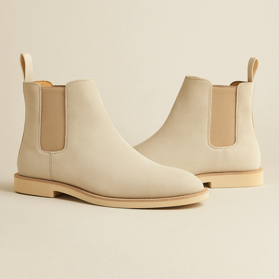 Elegant Suede Chelsea Boots Men
