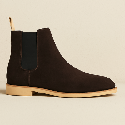 Elegant Suede Chelsea Boots Men