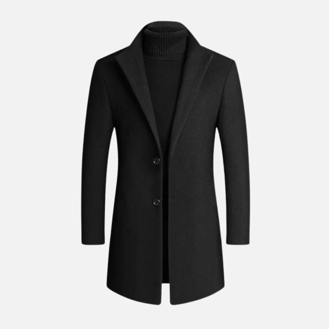 Classic Tailored Overcoat Men