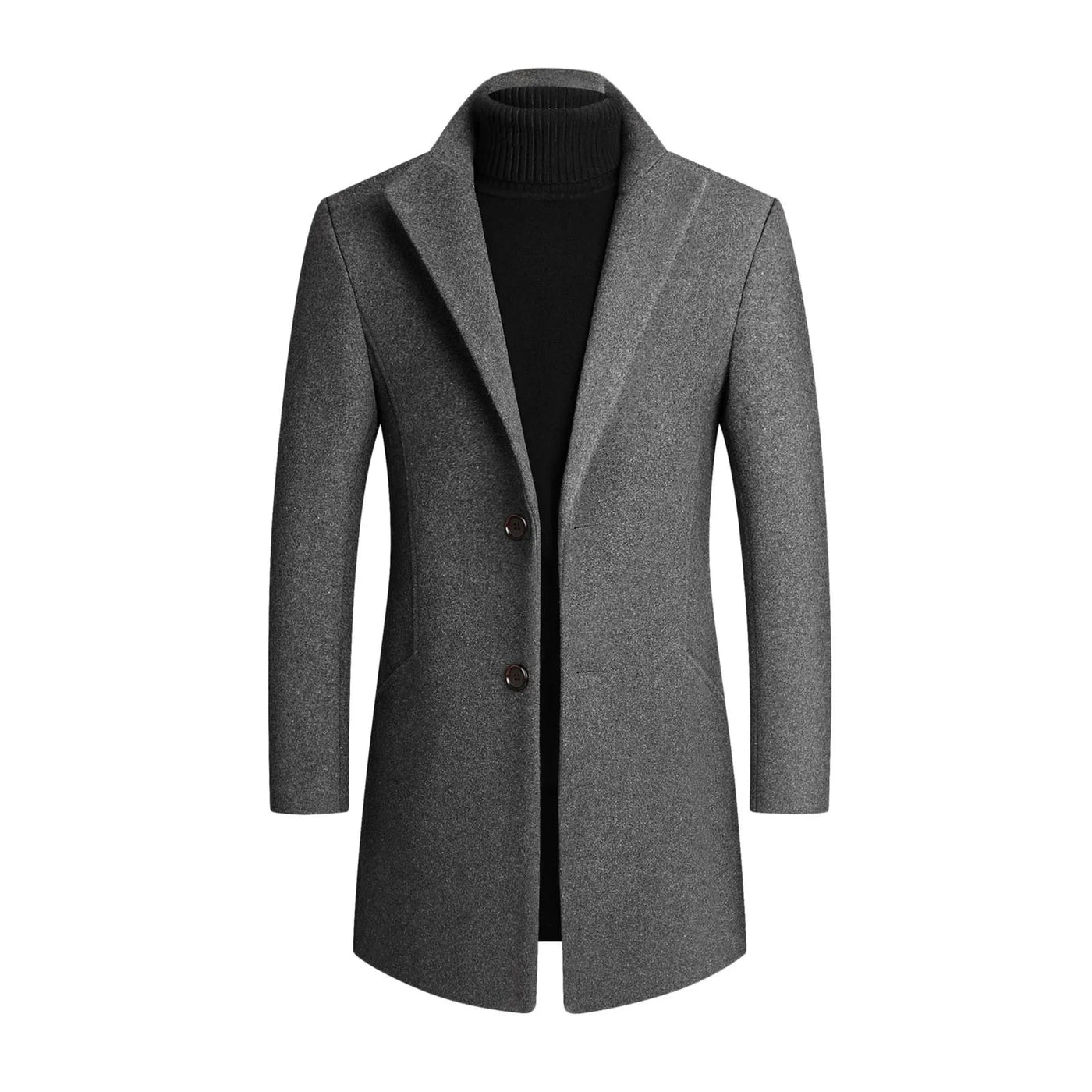 Classic Tailored Overcoat Men