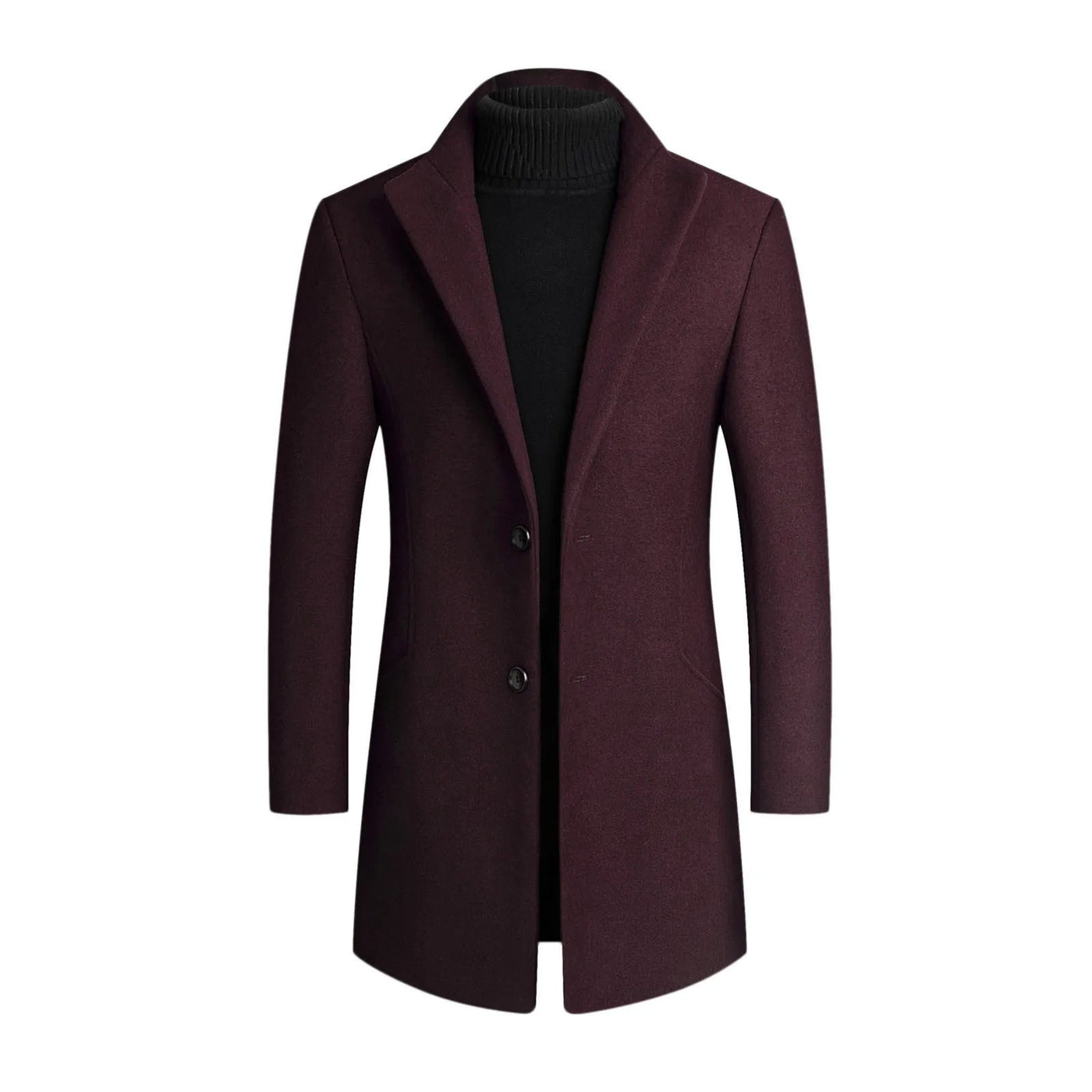 Classic Tailored Overcoat Men