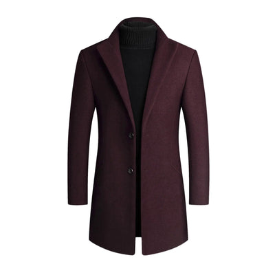 Classic Tailored Overcoat Men