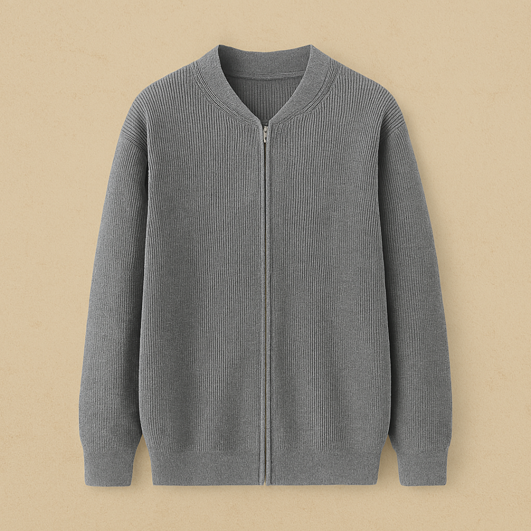 Casual Knitted Cotton Cardigan