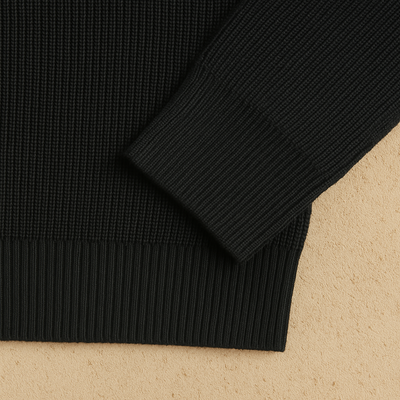 Elegant Long Sleeve Knitted Polo