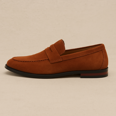 Casual Suede Penny Loafers