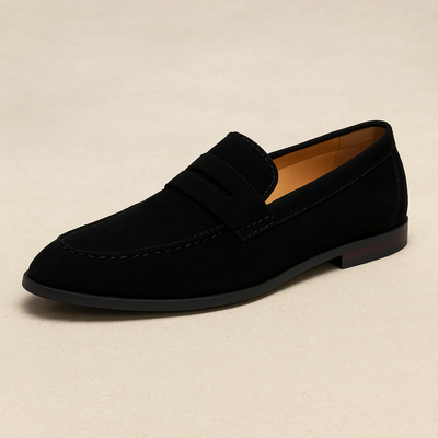 Casual Suede Penny Loafers