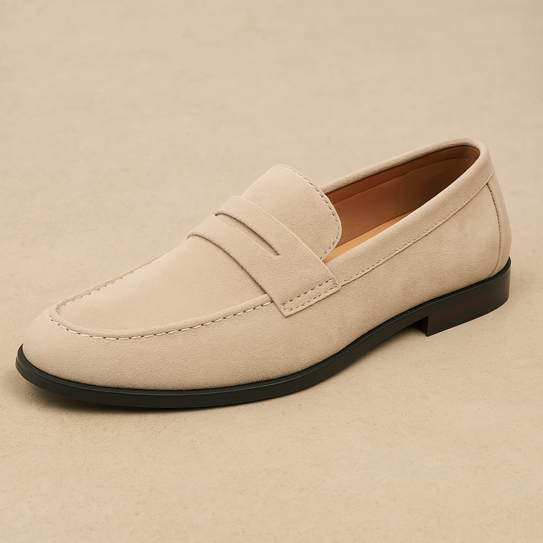 Casual Suede Penny Loafers