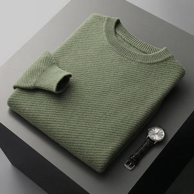 Ribbled Turtleneck Jumper Men