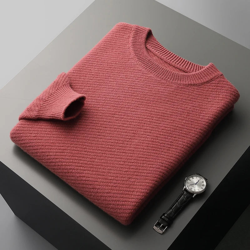 Ribbled Turtleneck Jumper Men