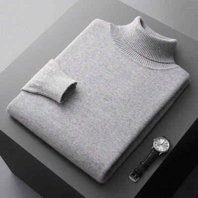 Elegant Turtleneck Jumper Men