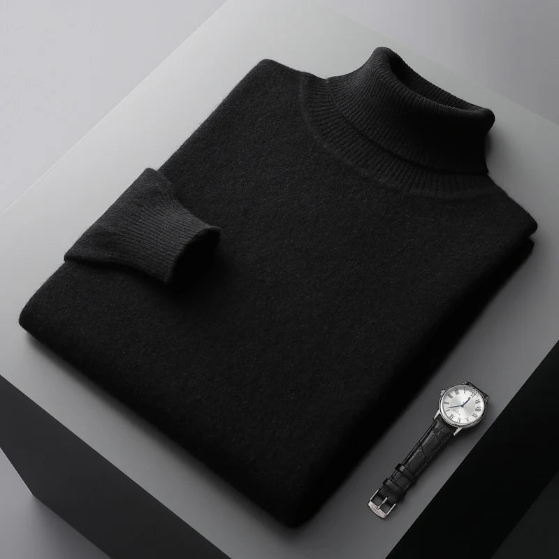 Elegant Turtleneck Jumper Men