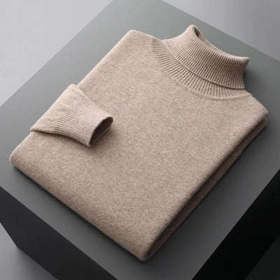 Elegant Turtleneck Jumper Men