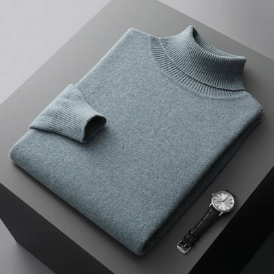 Elegant Turtleneck Jumper Men