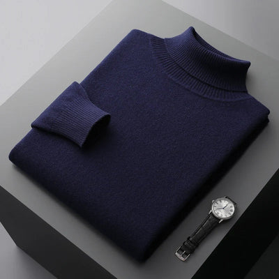 Elegant Turtleneck Jumper Men