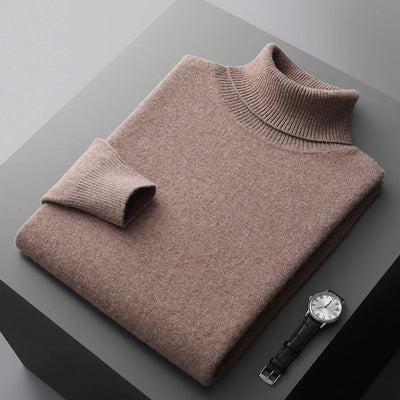 Elegant Turtleneck Jumper Men