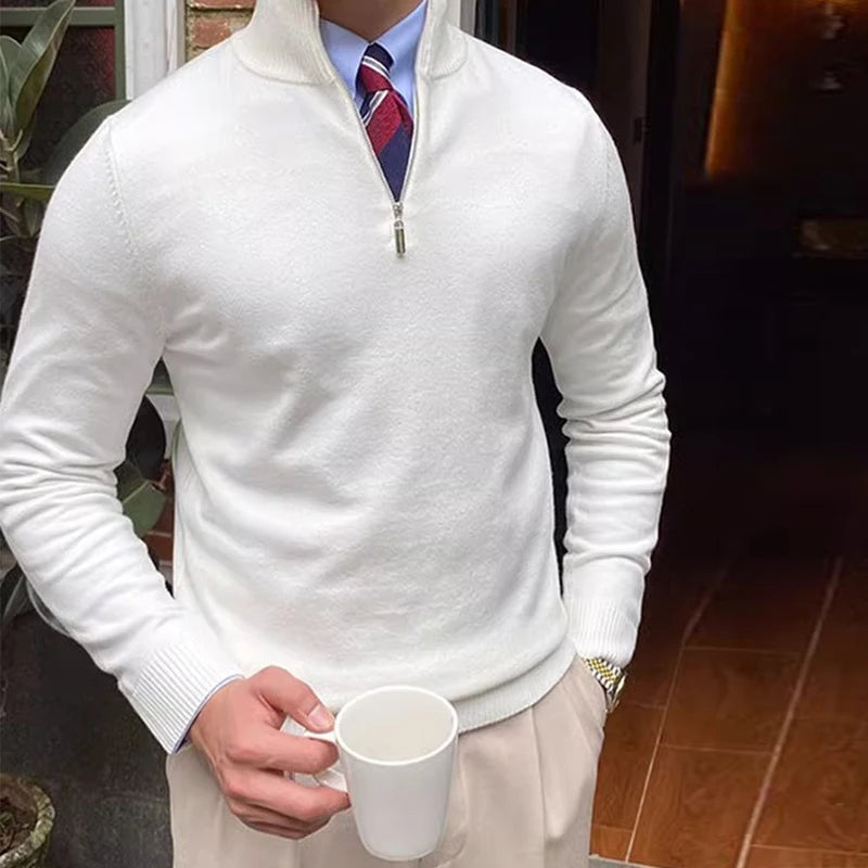 Old Money Half-Zip Jumper Men