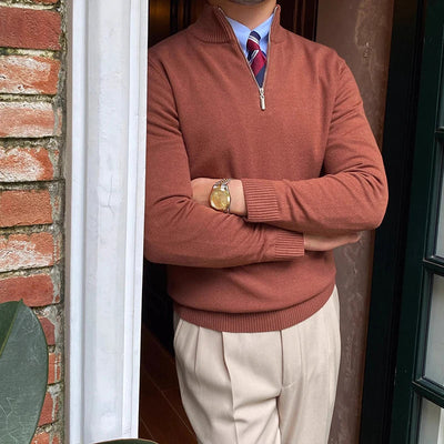 Old Money Half-Zip Jumper Men