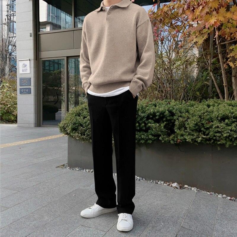 Elegant Buttoned Polo Shirt Men
