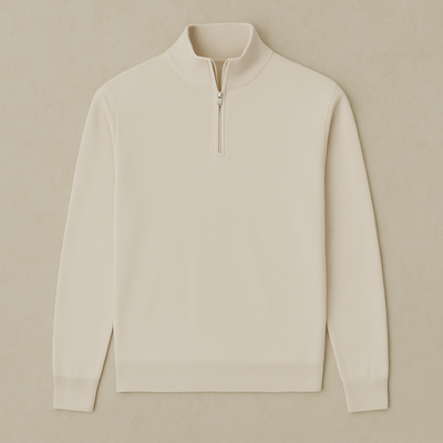 Arwin - Half-Zip Knitted Sweater