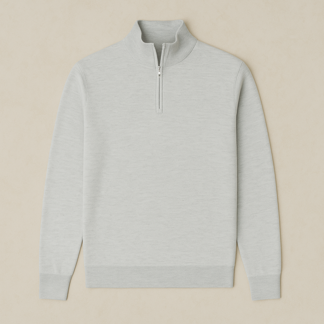 Arwin - Half-Zip Knitted Sweater