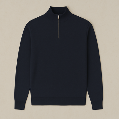 Arwin - Half-Zip Knitted Sweater