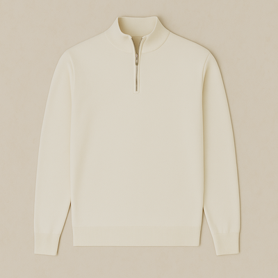 Arwin - Half-Zip Knitted Sweater