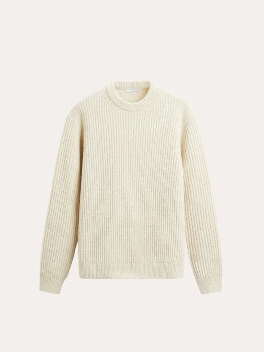 Old Money Ribbed O-Neck Sweater