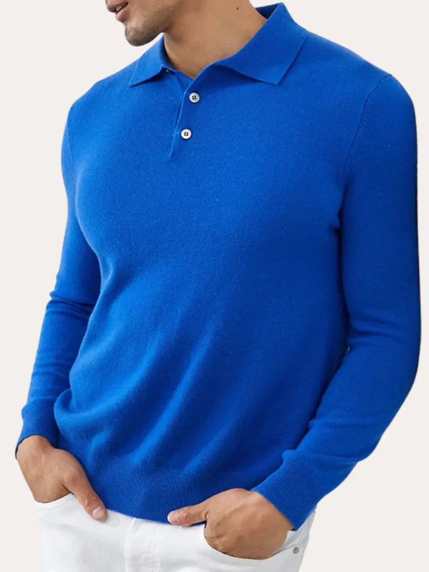 Damian - Business Cashmere Polo Sweater