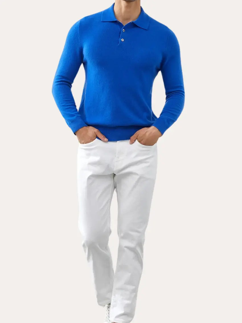 Damian - Business Cashmere Polo Sweater