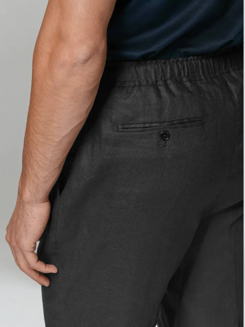 Old Money Linen Drawstring Pants