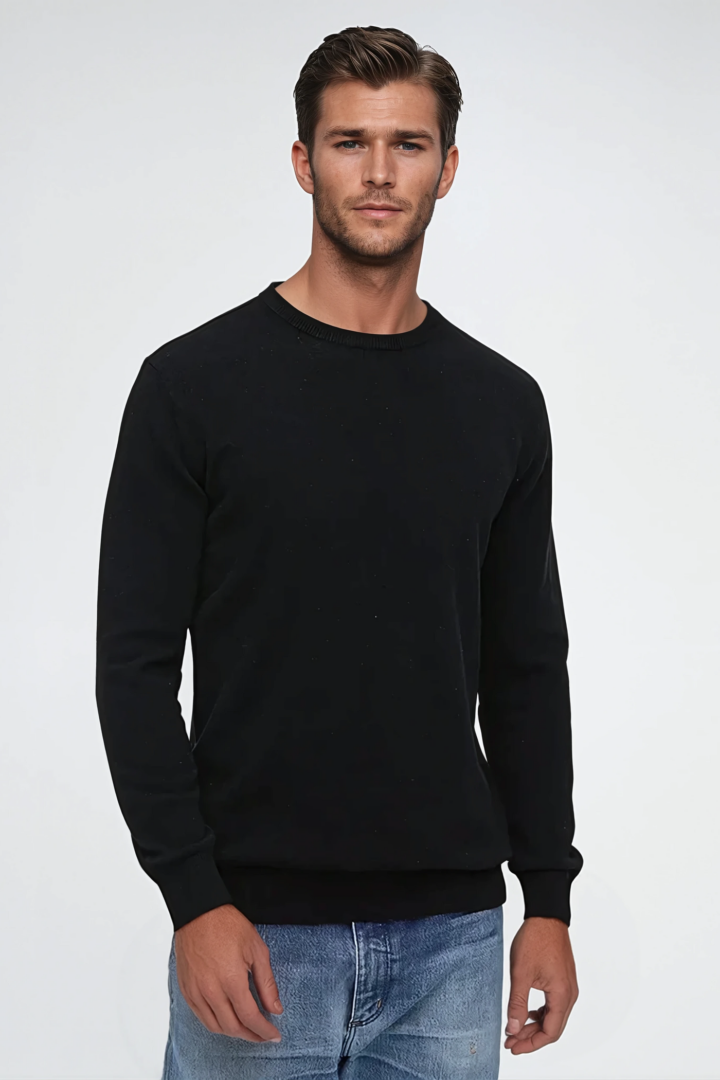 Samuel - Black Cashmere Sweater