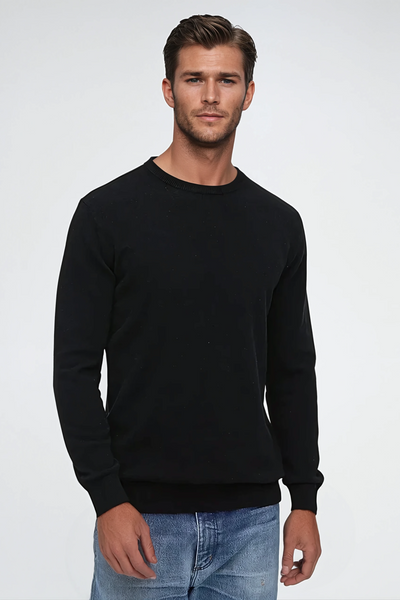 Samuel - Black Cashmere Sweater