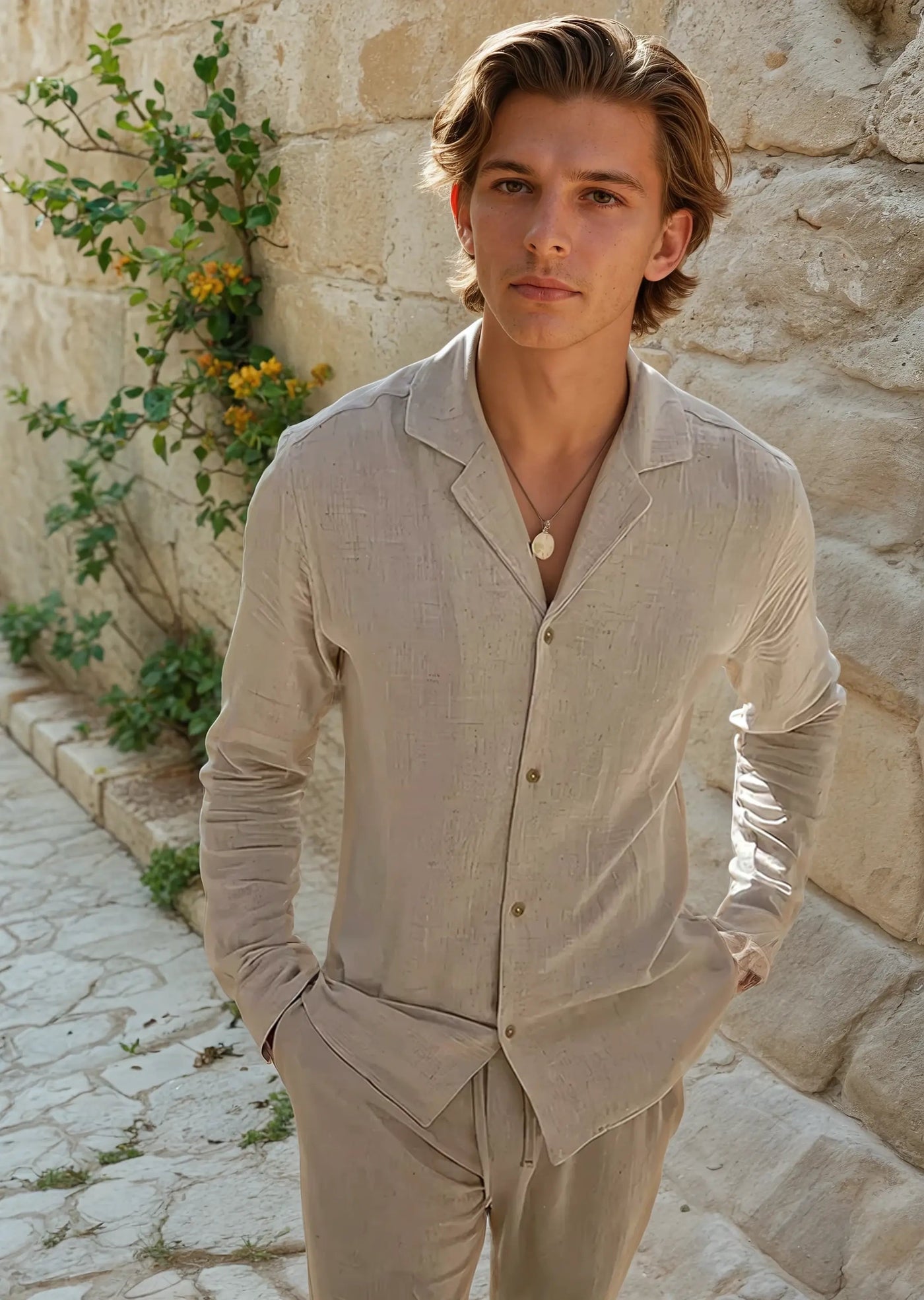 Old Money Summer Linen Shirt