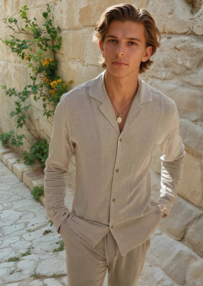 Old Money Summer Linen Shirt