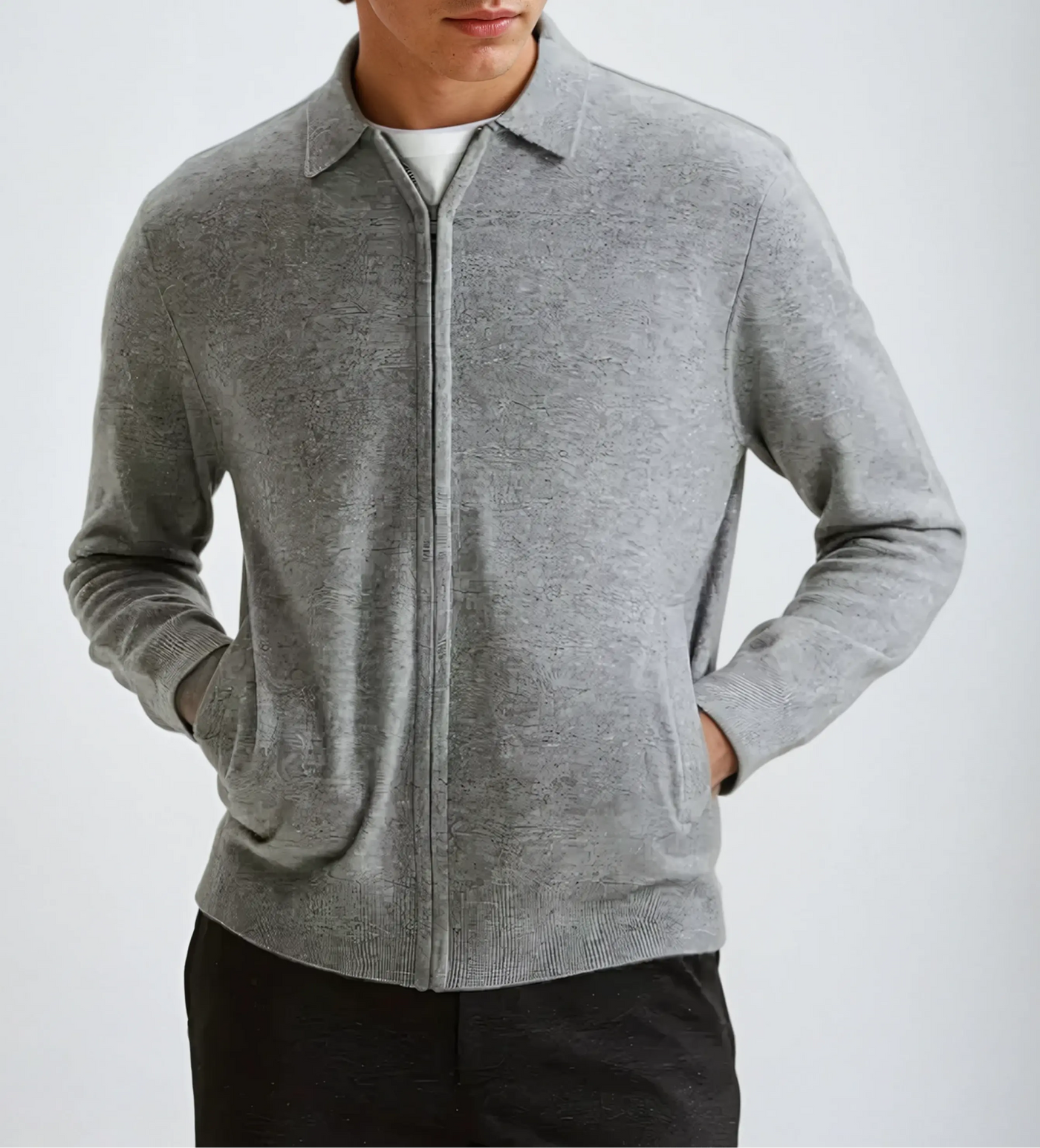 Alfred - Timeless Cashmere Zip Jacket