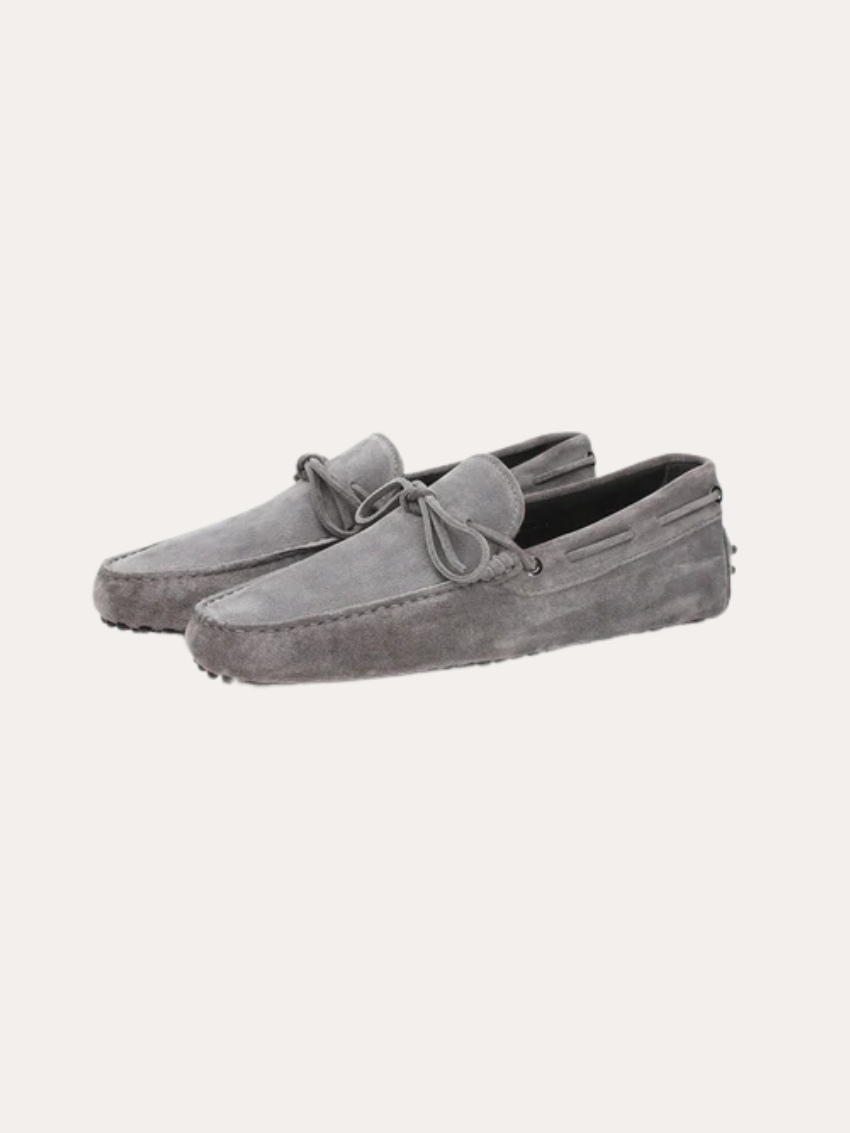 Suede Moccasins Grey