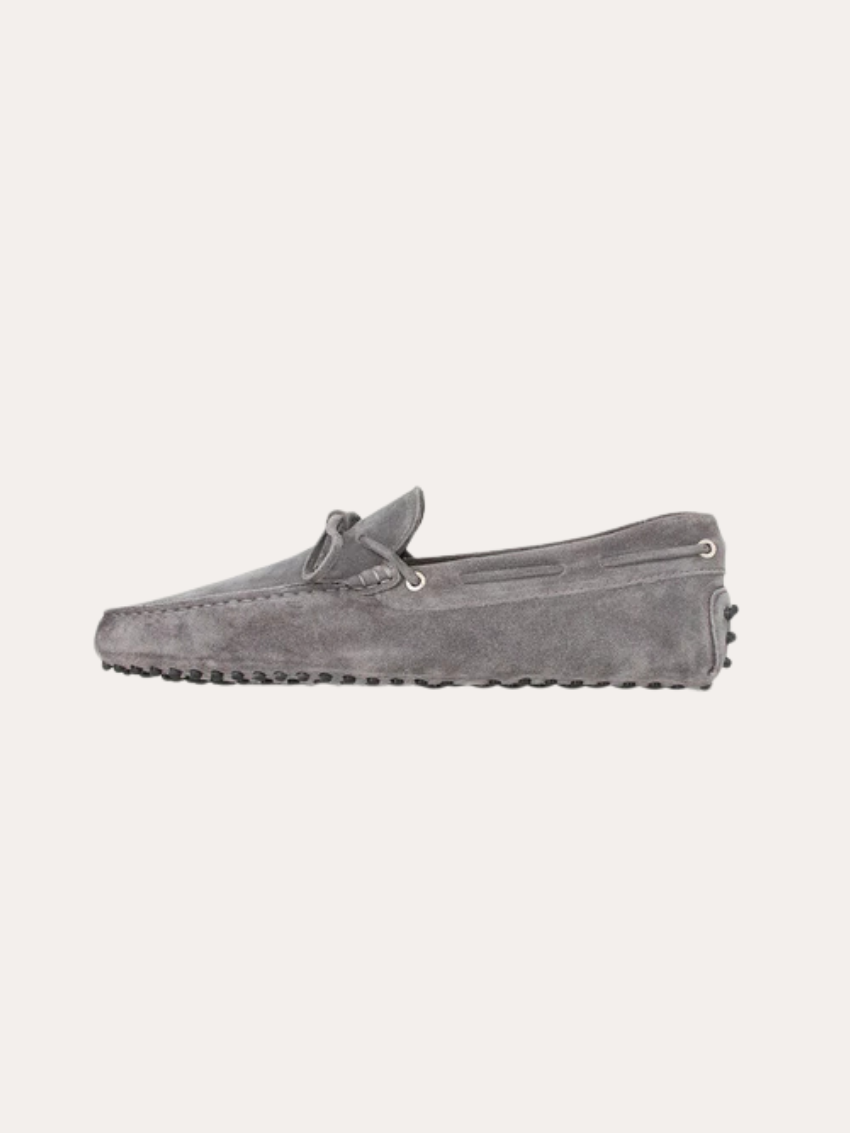 Suede Moccasins Grey