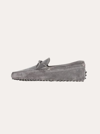 Suede Moccasins Grey