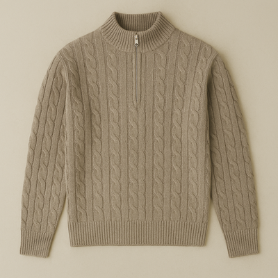 Diego - Cashmere Half-Zip Sweater