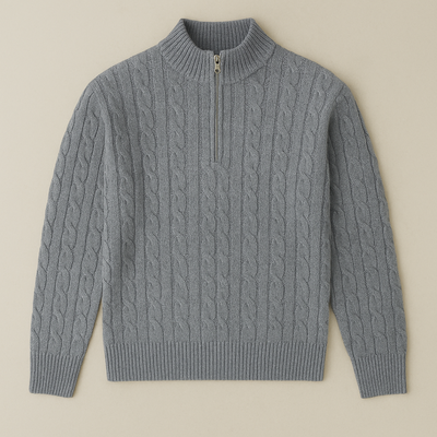 Diego - Cashmere Half-Zip Sweater