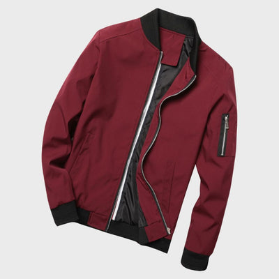 Lightweight Slim Fit Bomber Jacket