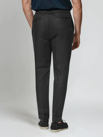 Old Money Linen Drawstring Pants