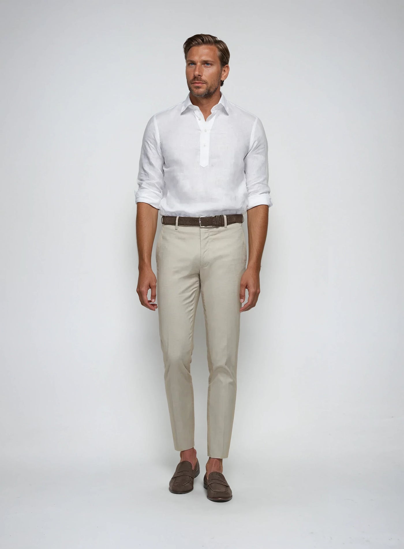 Old Money Relaxed Linen Shirt