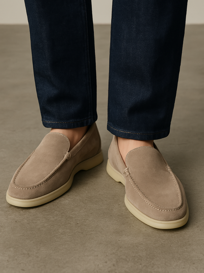 Wesley - Classic Suede Slip Loafers